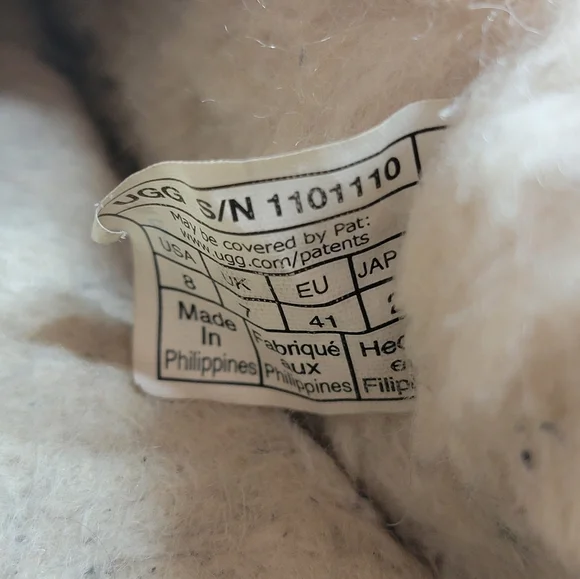 🎉UGG size 8 Loafer Ascot Slipper Moccasin - Picture 9 of 12